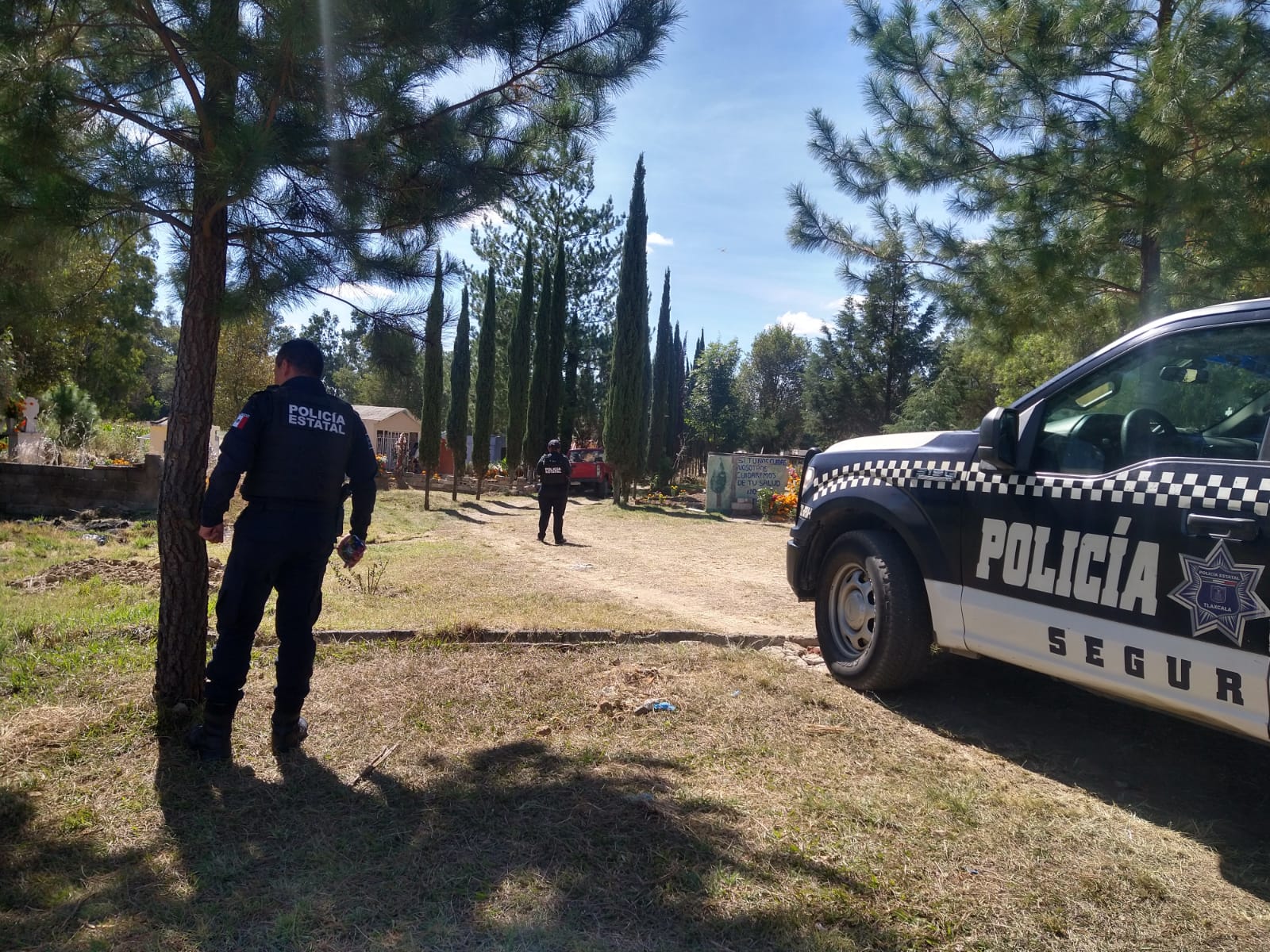 Refuerza SSC seguridad en panteones por festividad de Día de Muertos